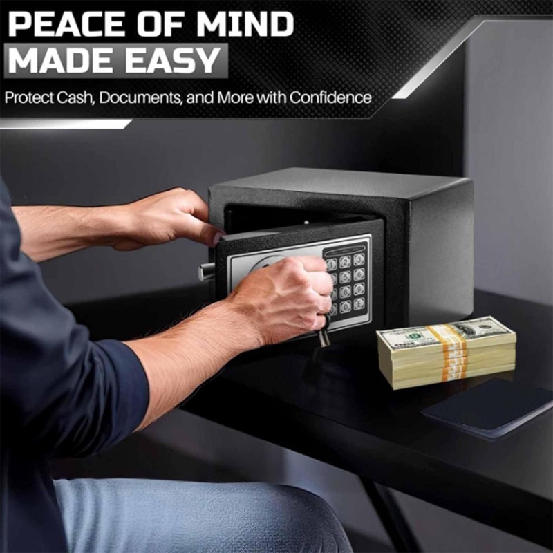 Home Security Safe - Digital Electronic Safe Box with Keypad