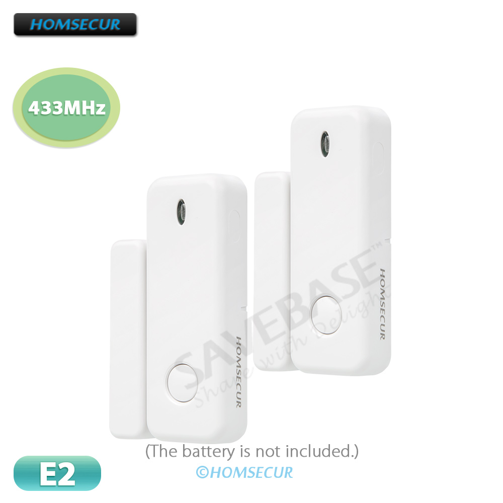 Home Security Network - 2Pcs E2 Wireless Door/Window Sensors 433MHz