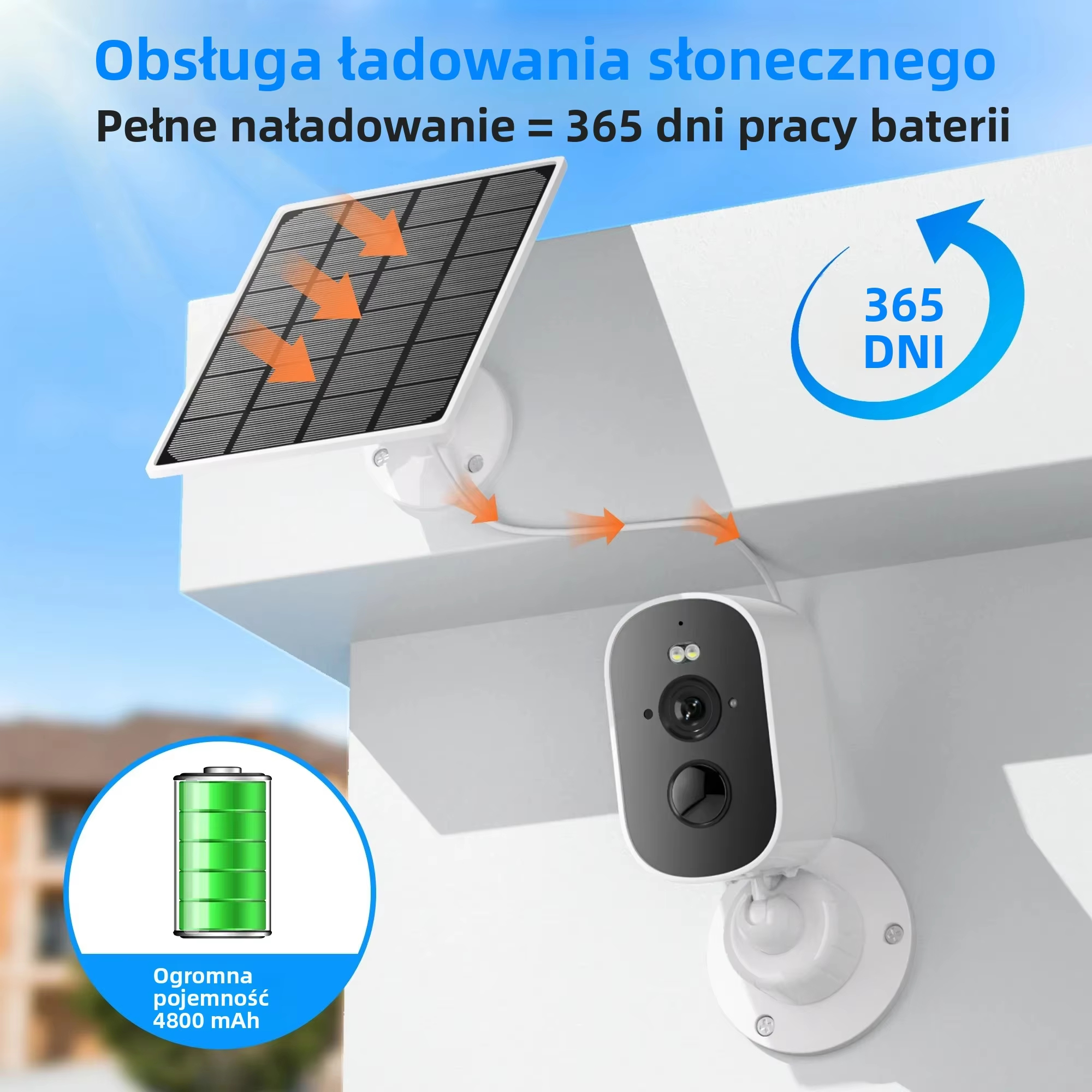 5MP WiFi Solar Security Camera - Home Security No Wifi review and price
