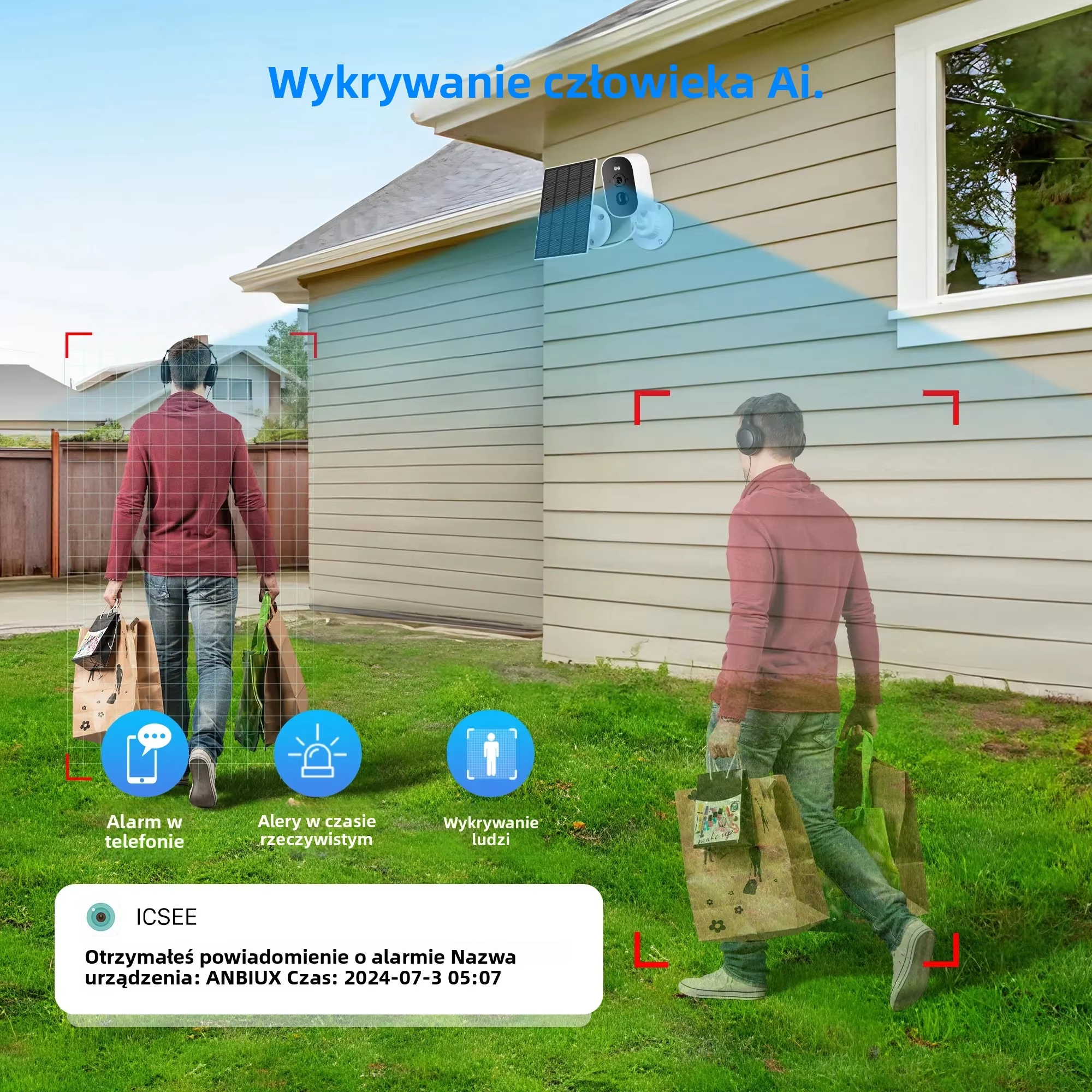 5MP WiFi Solar Security Camera - Home Security No Wifi review and price