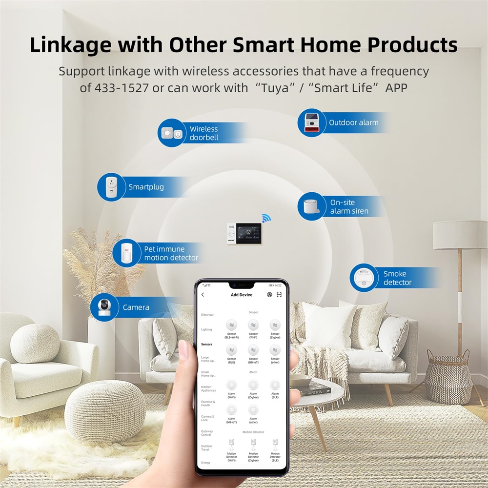 2.4G WIFI Smart GSM Alarm Syst - Home Security No Wifi review and price