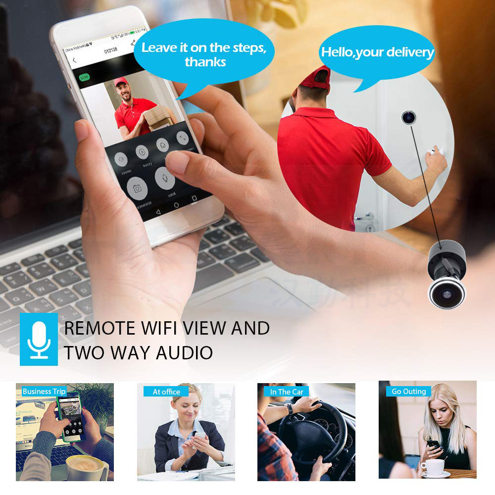 5MP Door Eye IP POE Camera Min - Home Security Tech review and price