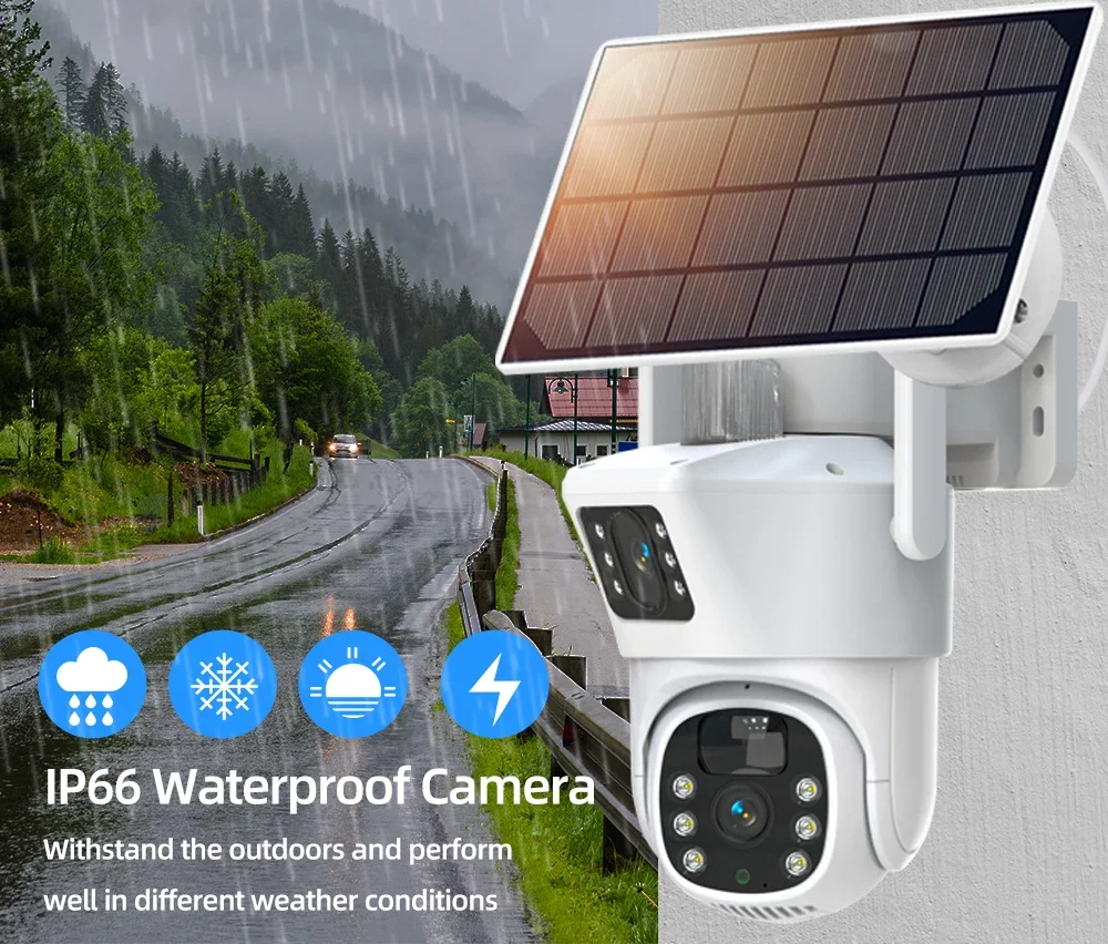 4K 8MP Dual Lens Wifi Solar CC - Home Security Kit review and price
