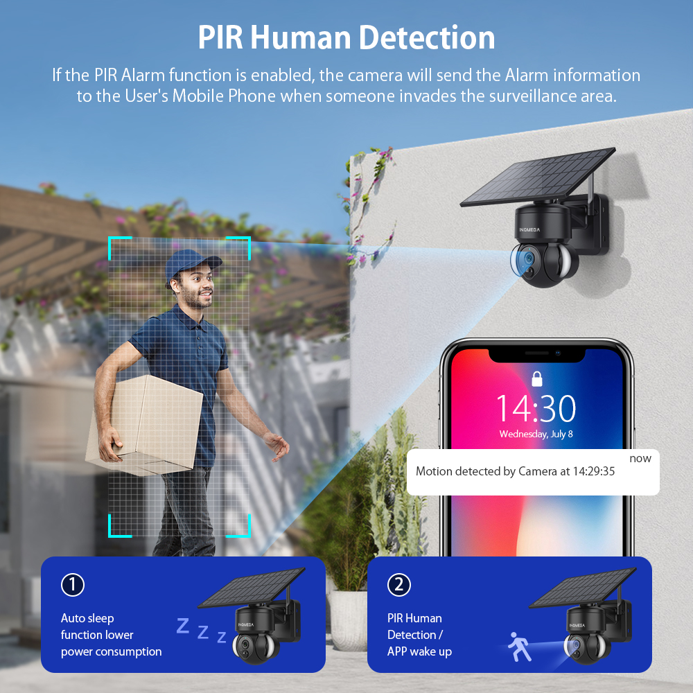 INQMEGA 3MP TUYA Solar Surveil - Home Security Network review and price