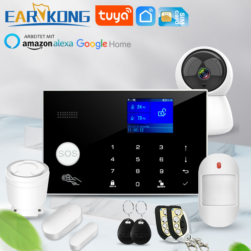 Wifi GSM Alarm System 433MHz H - Home Zone Security App review and price