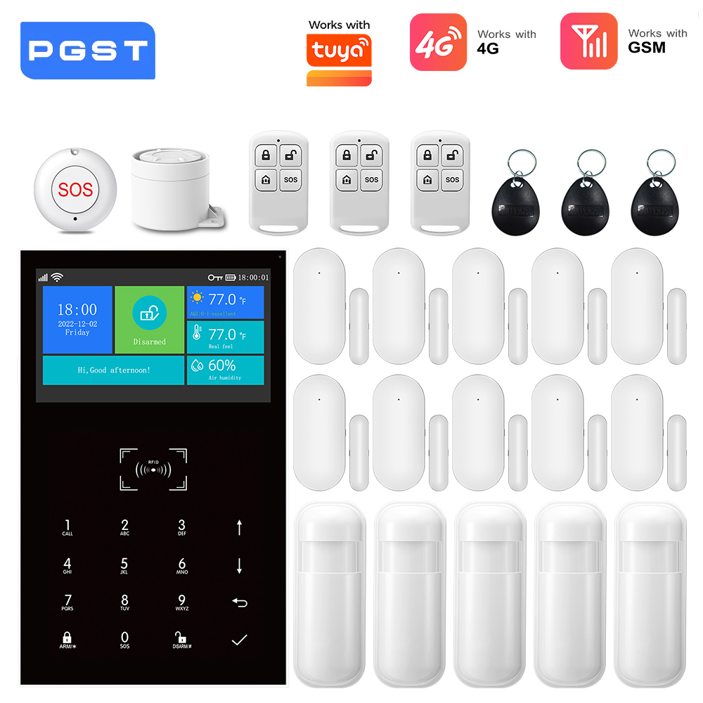 Smart Home Alarm System 2.4G W - Home Security No Monthly Fee review and price