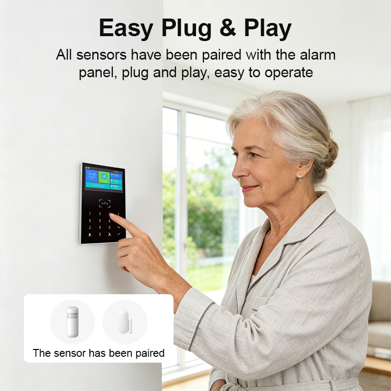 Smart Home Alarm System 2.4G W - Home Security No Monthly Fee review and price