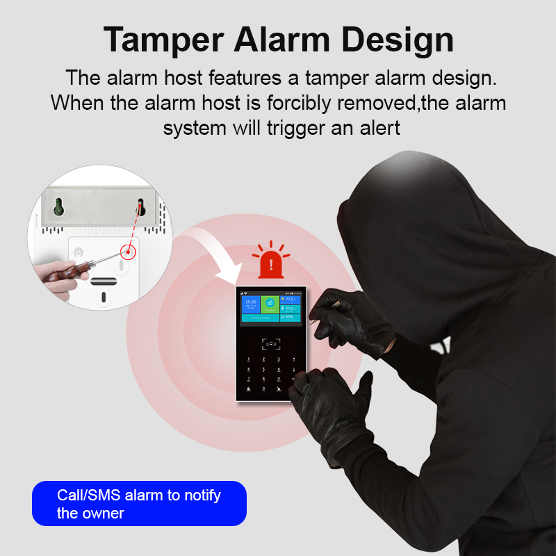 Smart Home Alarm System 2.4G W - Home Security No Monthly Fee review and price