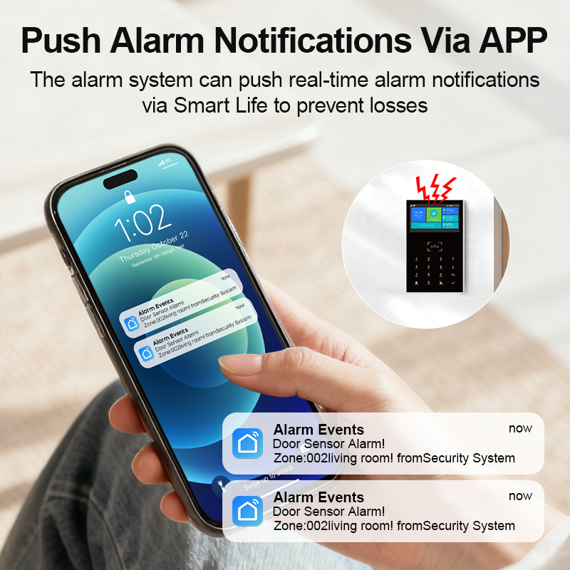 Smart Home Alarm System 2.4G W - Home Security No Monthly Fee review and price