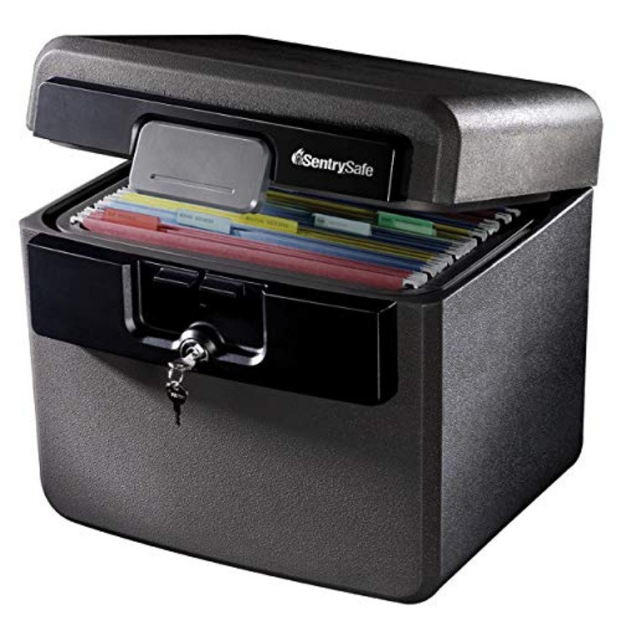 Black Fireproof and Waterproof - Home Security Safe review and price