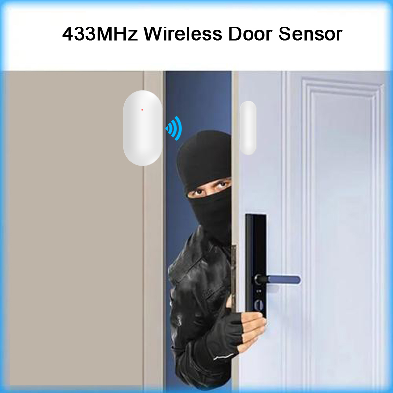 Mini Wireless Door Sensor 433M - Home Security Kit review and price