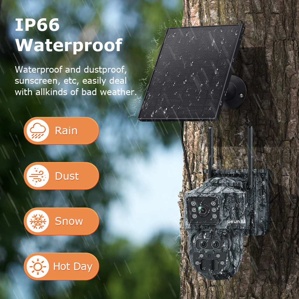 SHIWOJIA 12MP 15X Zoom 4G Sim  - Home Security Panel review and price