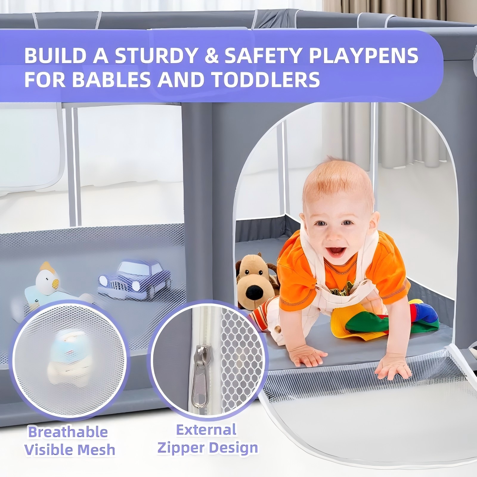 Baby Playpen, Extra Large Play - Home Security Safe review and price