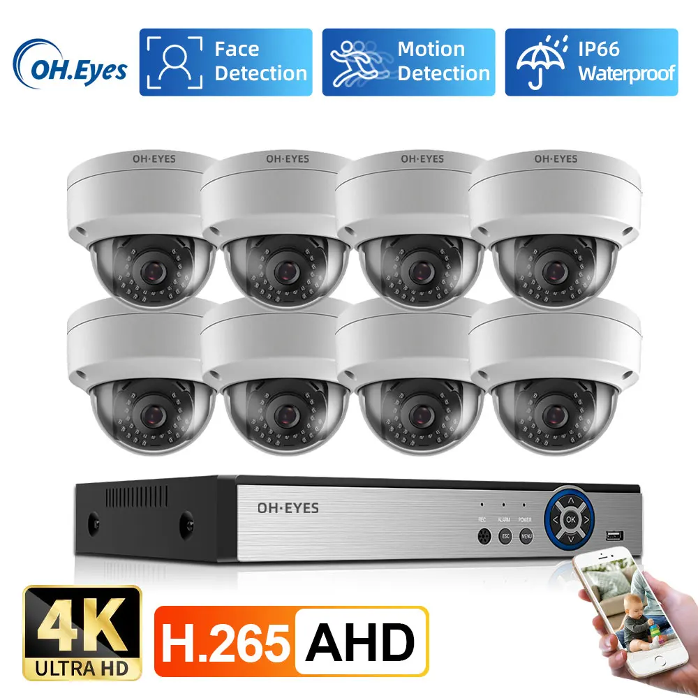 Home Security 8MP H.265+ 4CH 4 - Home Security Video review and price
