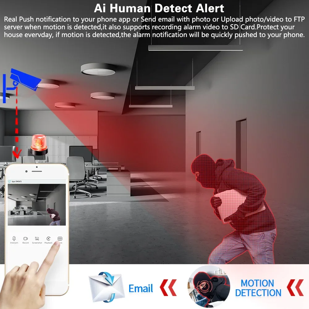 Home Security 8MP H.265+ 4CH 4 - Home Security Video review and price