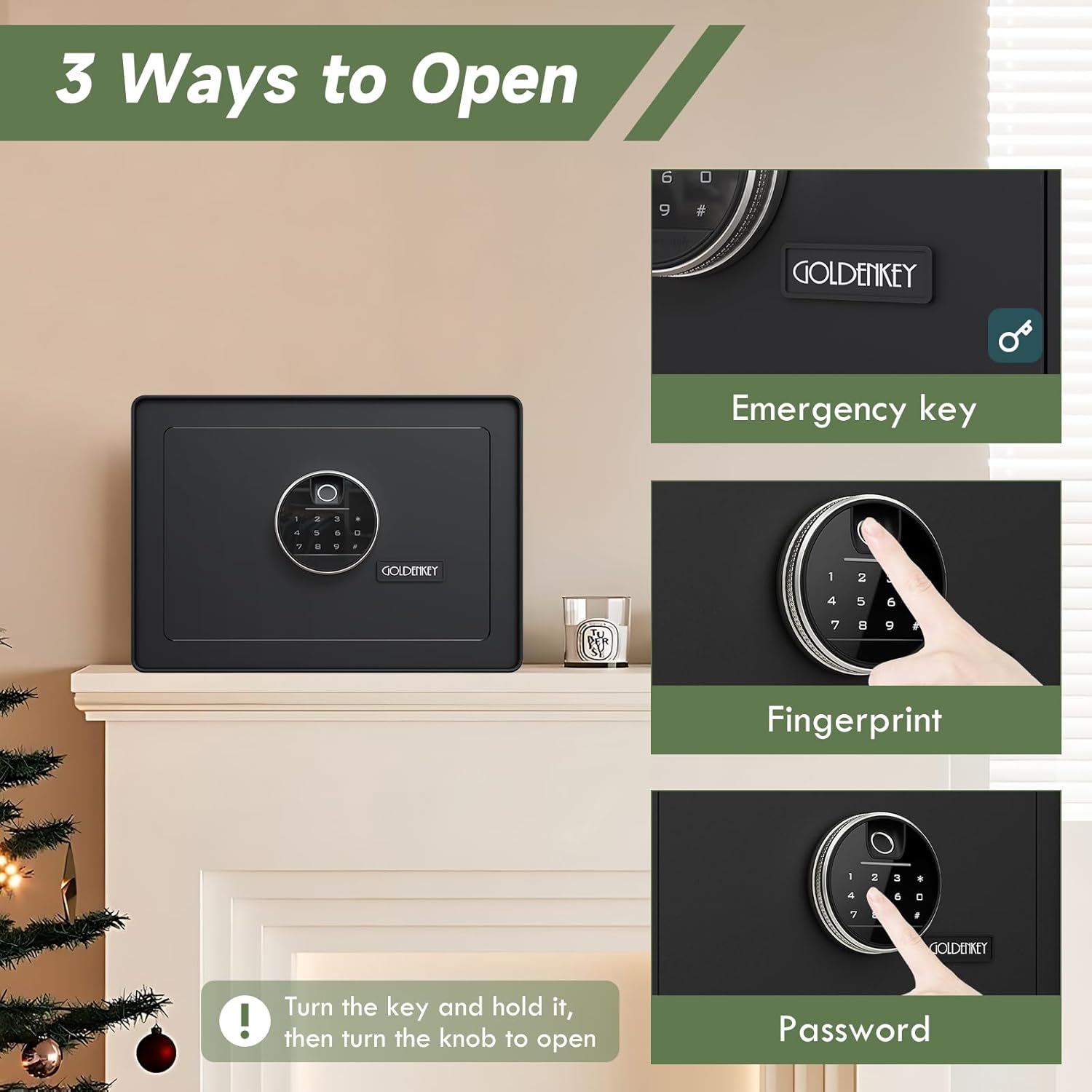 Luxury Home Safe with Fingerpr - Home Security Safe review and price