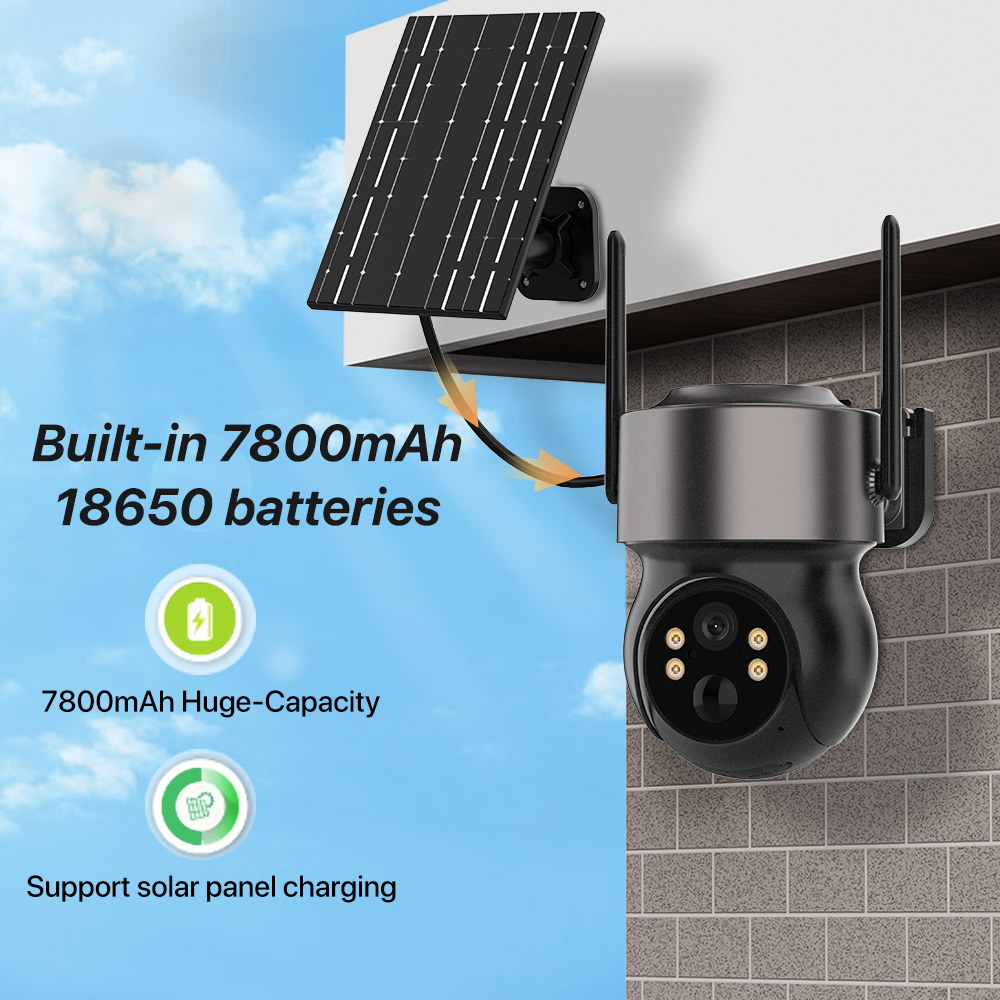 4MP 4G SIM Solar Battery Power - Home Security Panel review and price