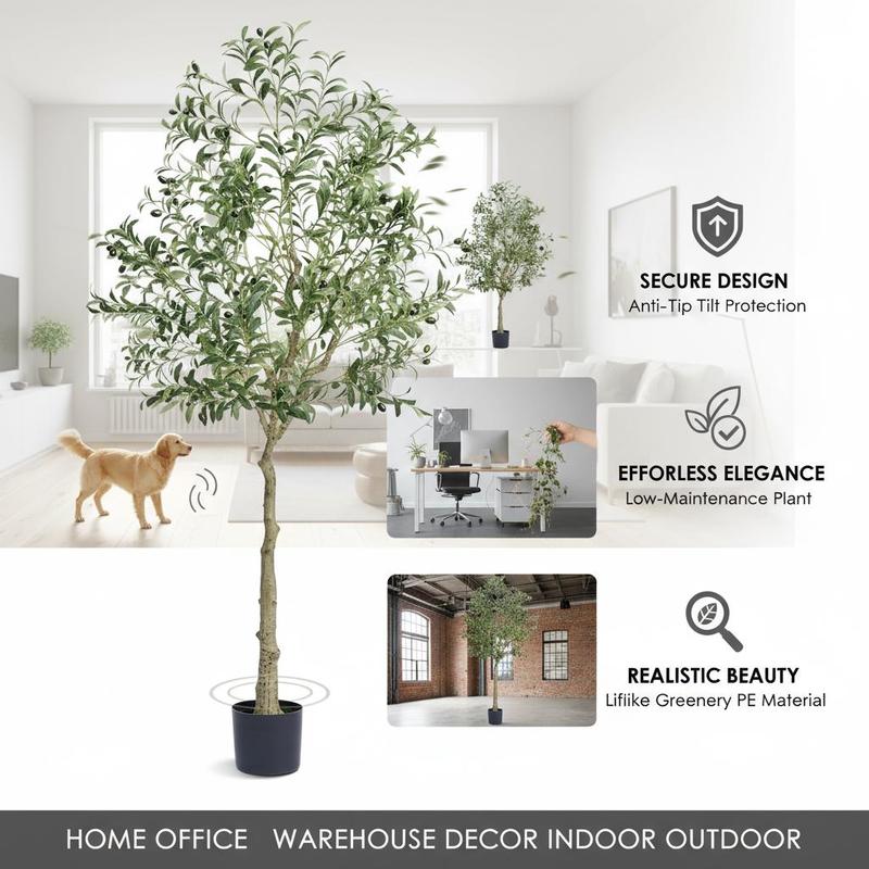 Synthetic Olive Shrub 72 Inch  - Home Security Tips review and price