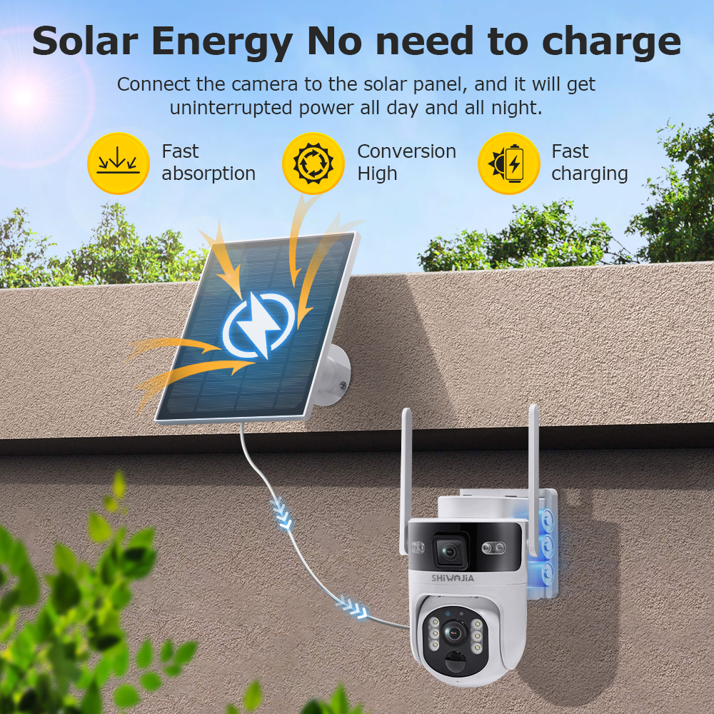 SHIWOJIA 4G LTE Solar Security - Home Security Panel review and price