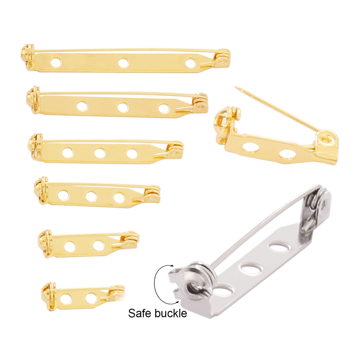 10pcs 17-45mm Brooch Clip Base - Home Security Safe review and price