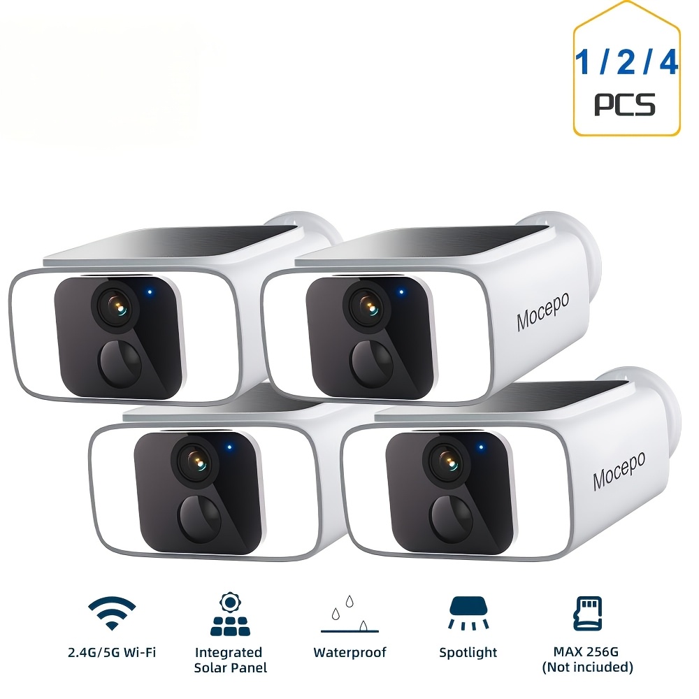 1/2/4pcs HEIYOUCAM 4MP Solar S - Home Security Indoor Cameras review and price