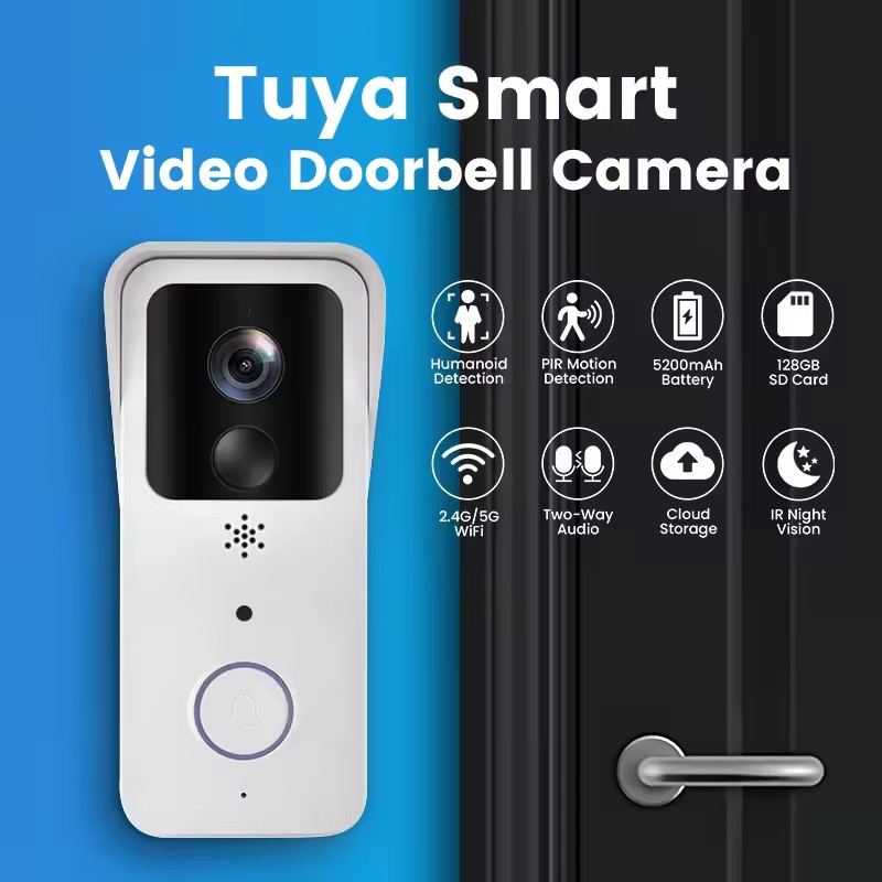 Tuya Smart 1080P OLED Outdoor  - Home Security Front Door Camera review and price