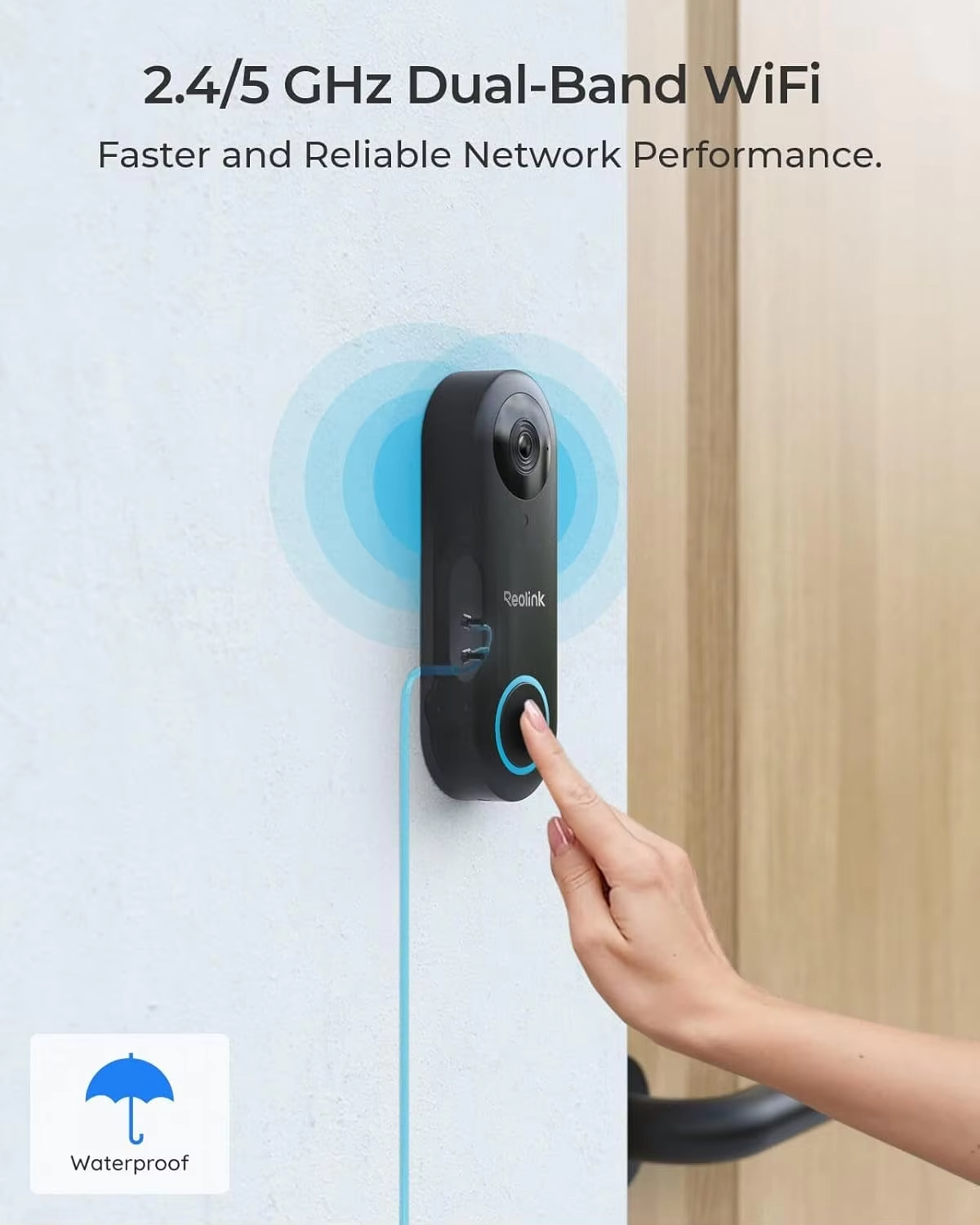REOLINK Video Doorbell WiFi Ca - Home Security Front Door Camera review and price