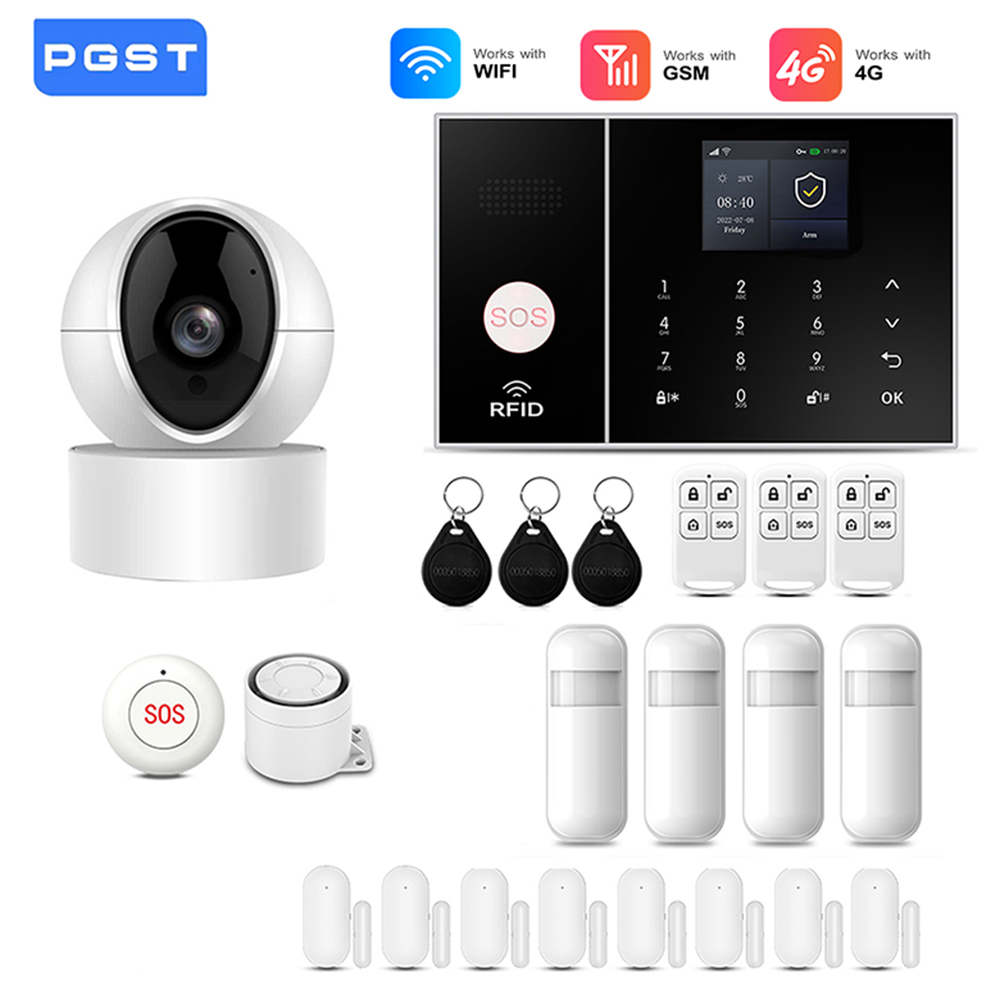 Smart Home Alarm System 4G WiF - Home Security No Monthly Fee review and price
