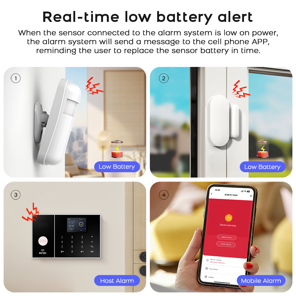 Smart Home Alarm System 4G WiF - Home Security No Monthly Fee review and price