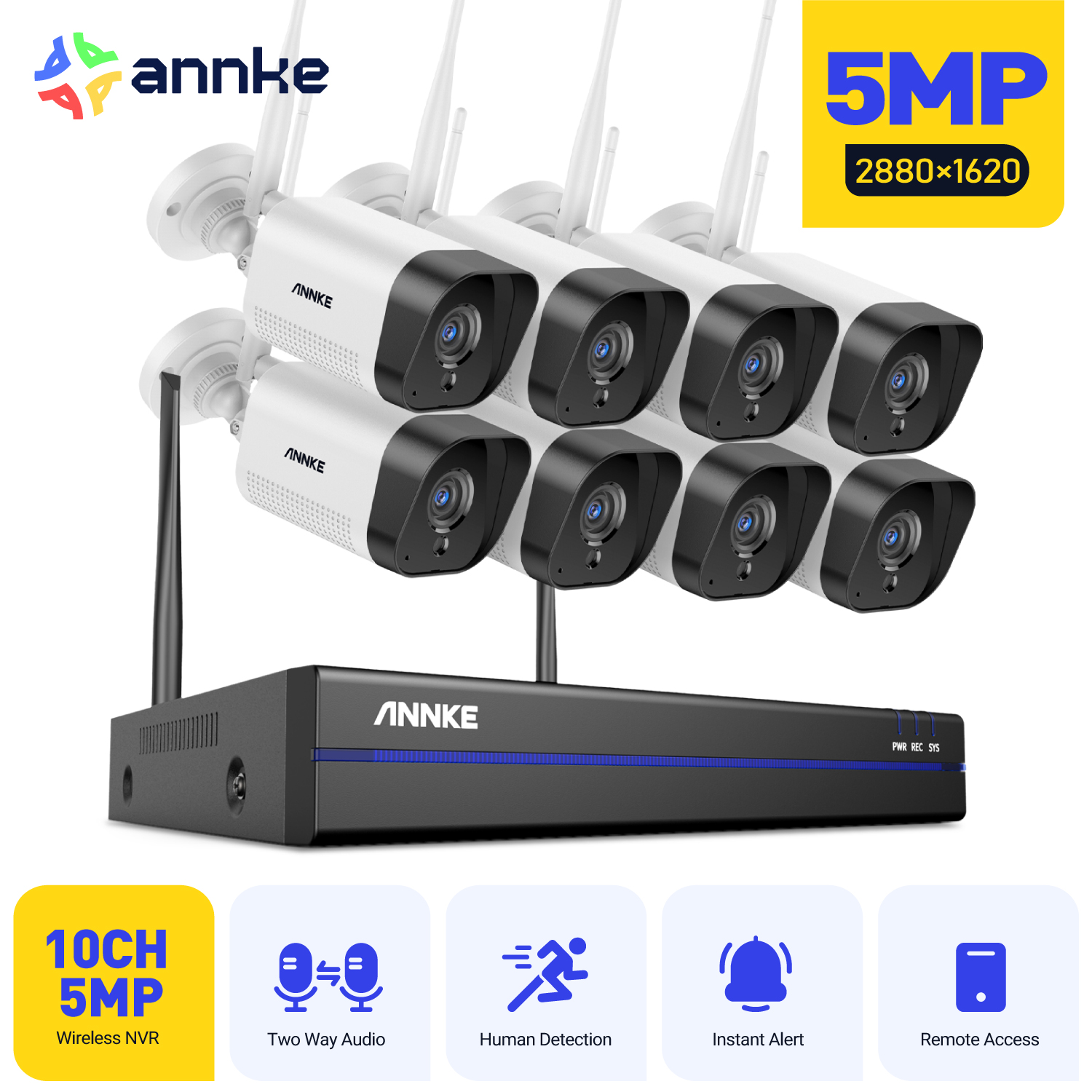 ANNKE 5MP WiFi CCTV System 16C - Home Security Panel review and price