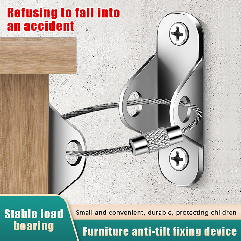1Set Anti-Tip Furniture Anchor - Home Security Tips review and price