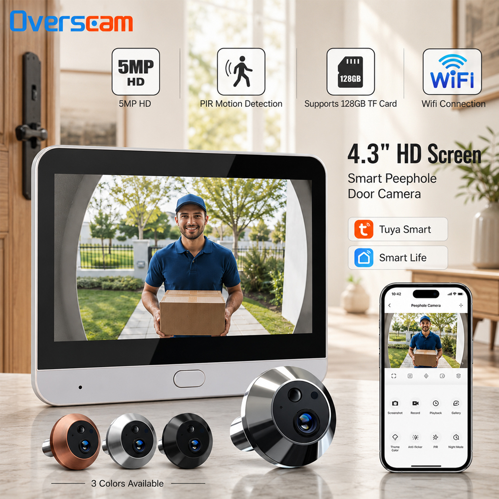 Tuya SmartLife Home 4.3 Inch B - Home Security Front Door Camera review and price