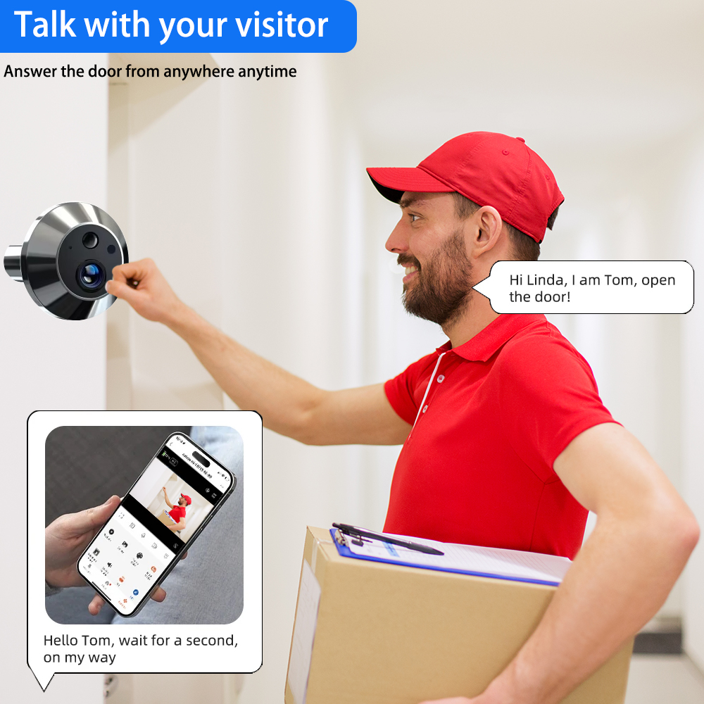 Tuya SmartLife Home 4.3 Inch B - Home Security Front Door Camera review and price