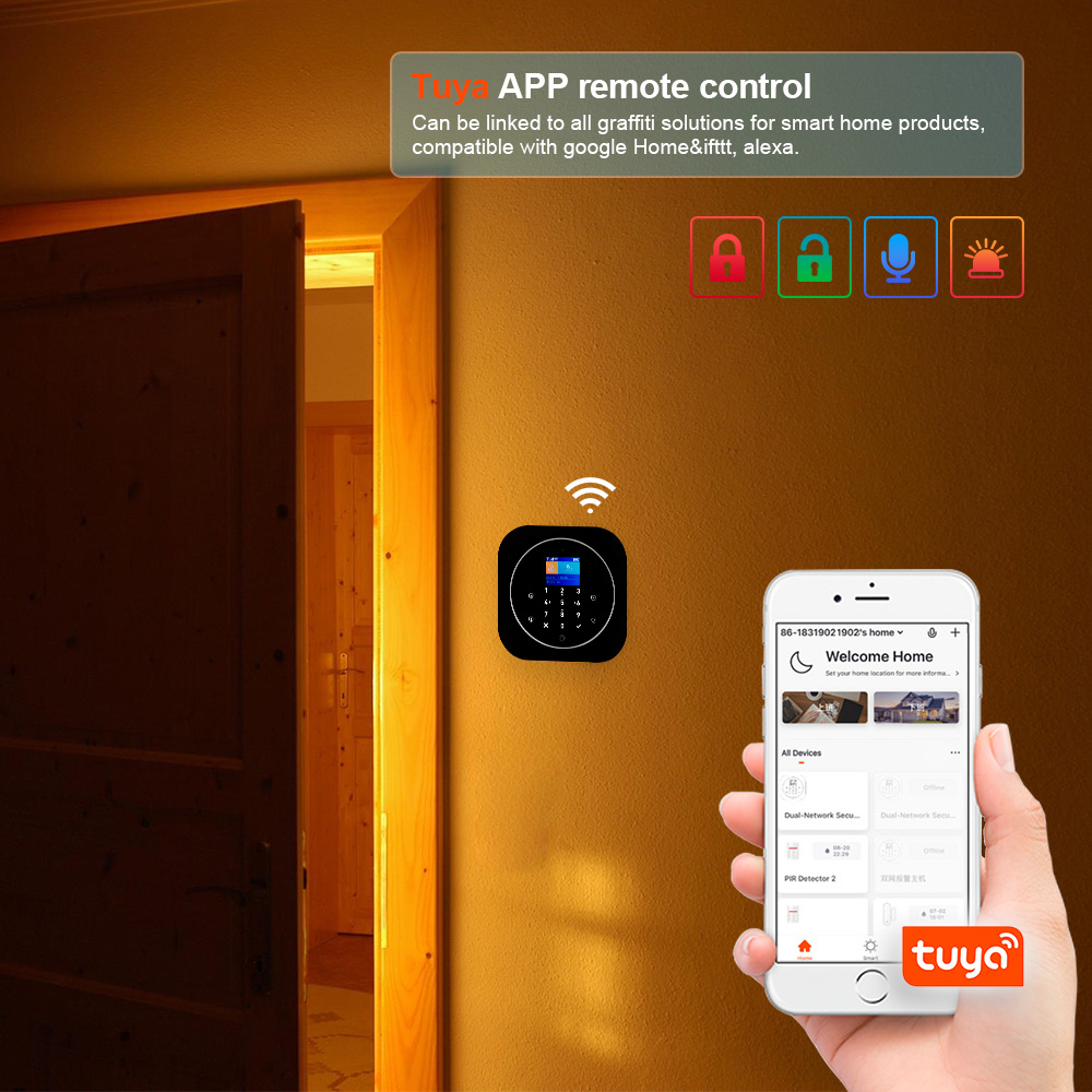 KERUI G12 Wireless Tuya Home A - Home Security No Wifi review and price