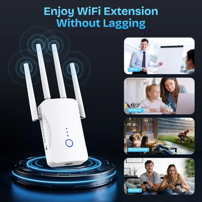 1200Mbps Dual Band WiFi Repeat - Home Security No Wifi review and price