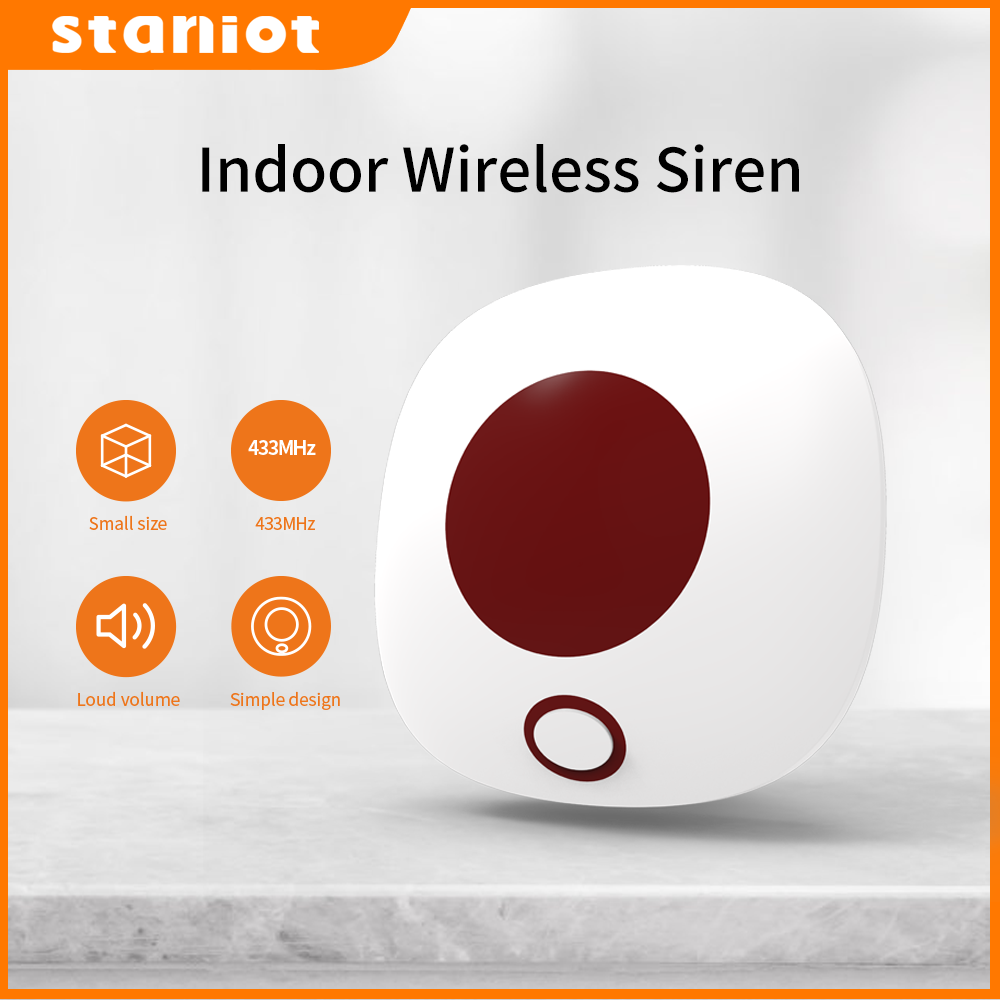 Staniot Indoor Wireless Siren  - Home Security Product review and price