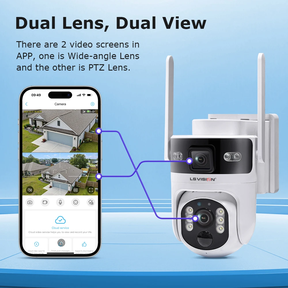LS VISION Outdoor Surveillance - Home Security Panel review and price