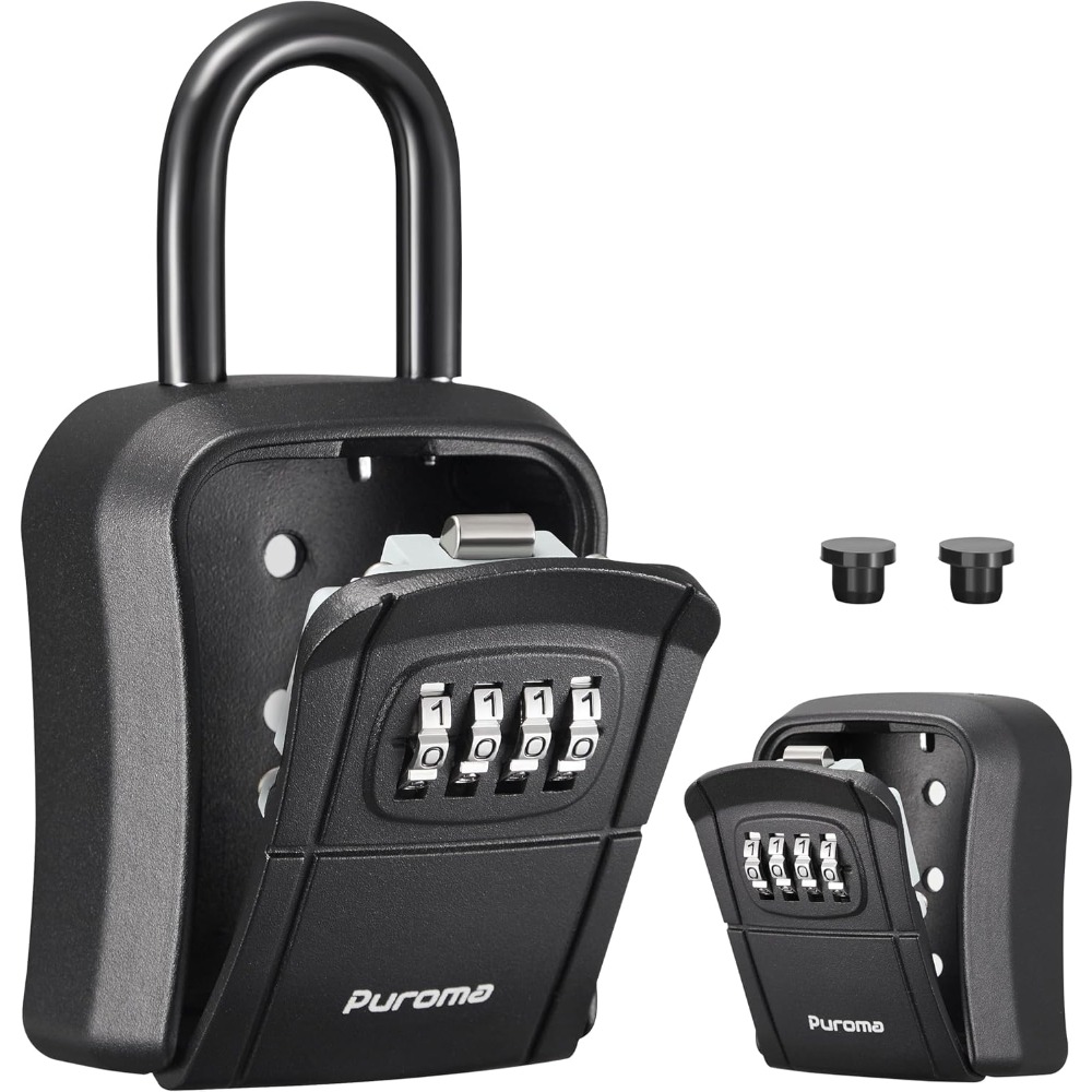 Key Lock Box, Portable Combina - Home Security Safe review and price