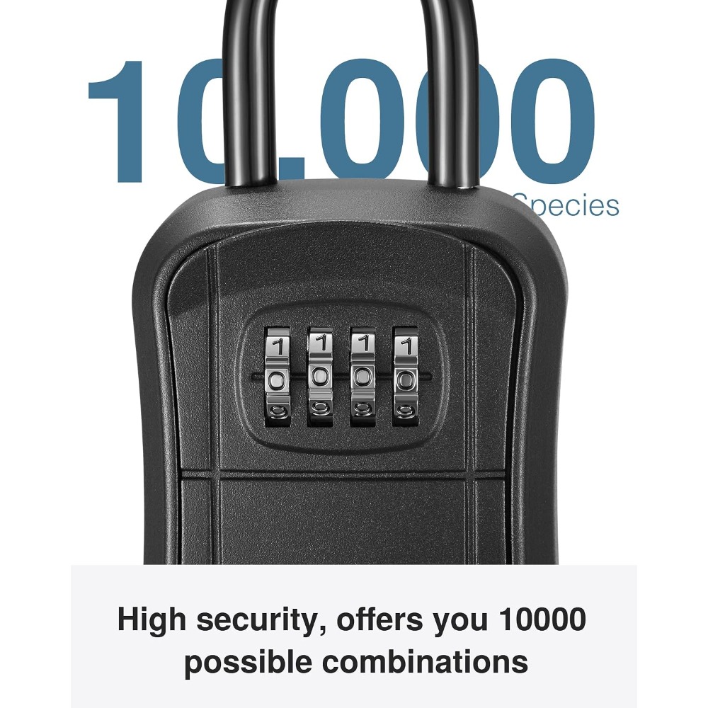 Key Lock Box, Portable Combina - Home Security Safe review and price