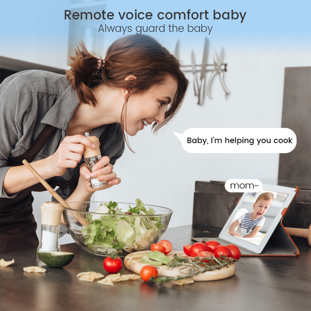 4MP WiFi xiaovv indoor Baby Mo - Home Security Tech review and price