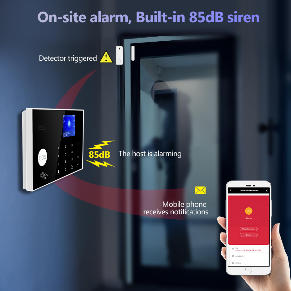 KERUI 4G/WiFi Home Alarm Syste - Home Zone Security App review and price