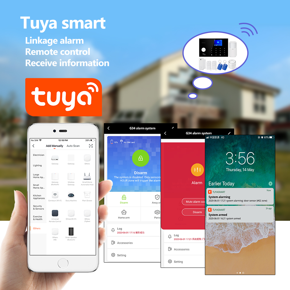 KERUI 4G/WiFi Home Alarm Syste - Home Zone Security App review and price