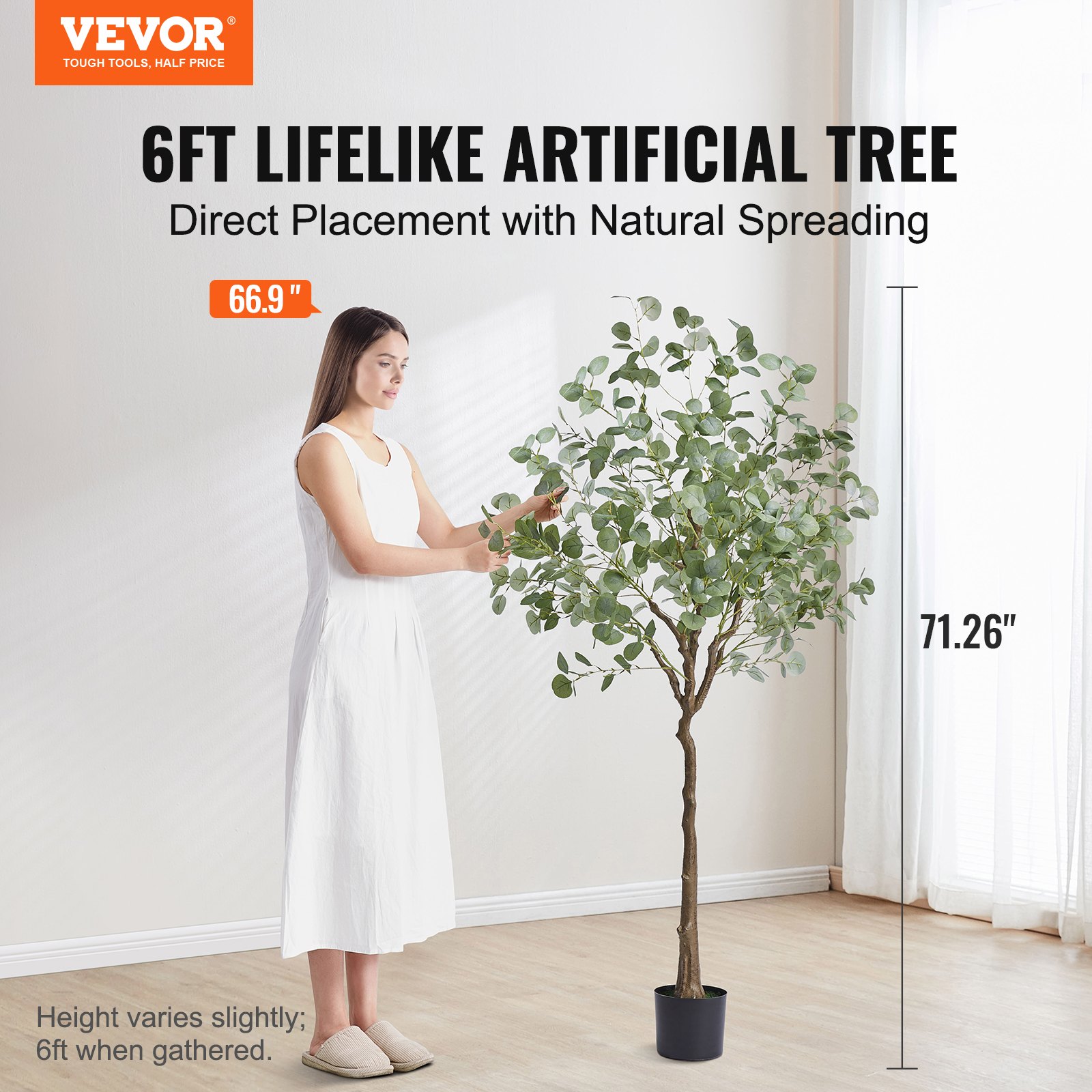 Artificial Eucalyptus Tree, 6  - Home Security Tips review and price