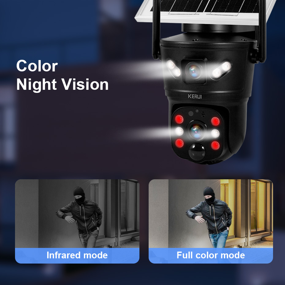 KERUI Outdoor 6MP Solar Camera - Home Security Product review and price