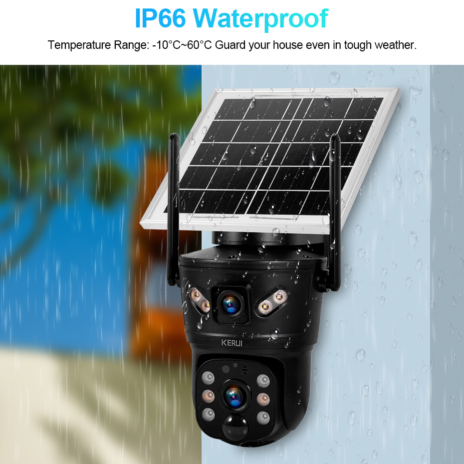 KERUI Outdoor 6MP Solar Camera - Home Security Product review and price