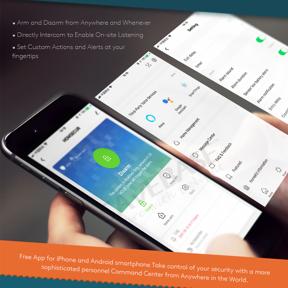 433MHz Wireless 4G/3G/GSM WIFI - Home Zone Security App review and price