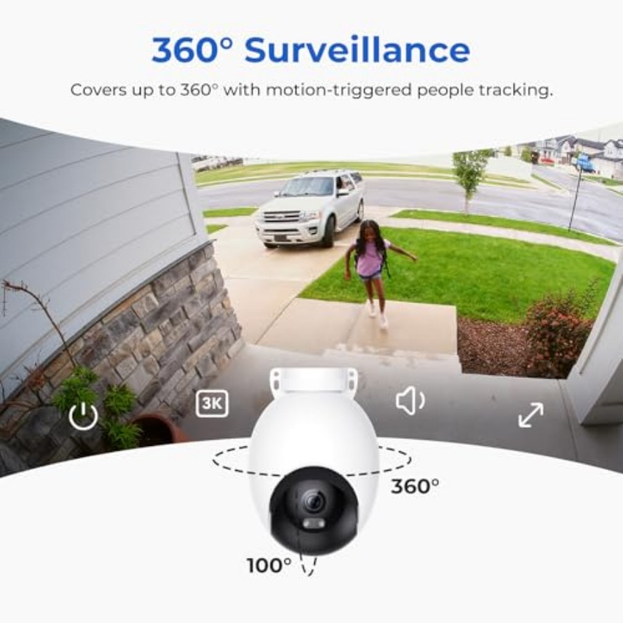 EC6 3K Plug-in Security Camera - Home Security Front Door Camera review and price