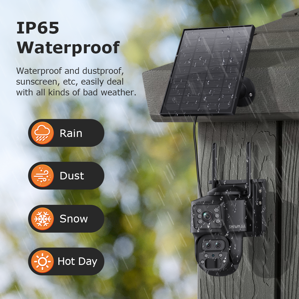 SHIWOJIA 15X ZOOM Solar Camera - Home Security Panel review and price