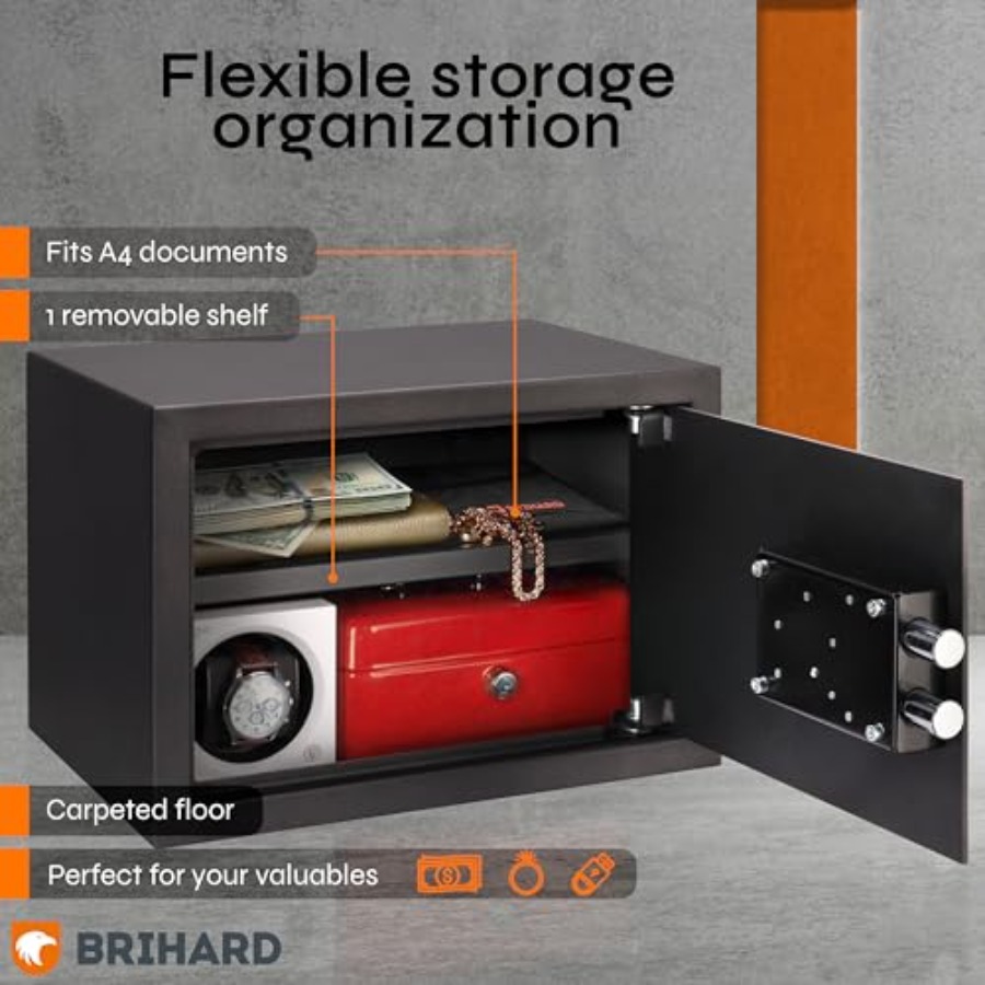 Family Key Lock Safe 9.84