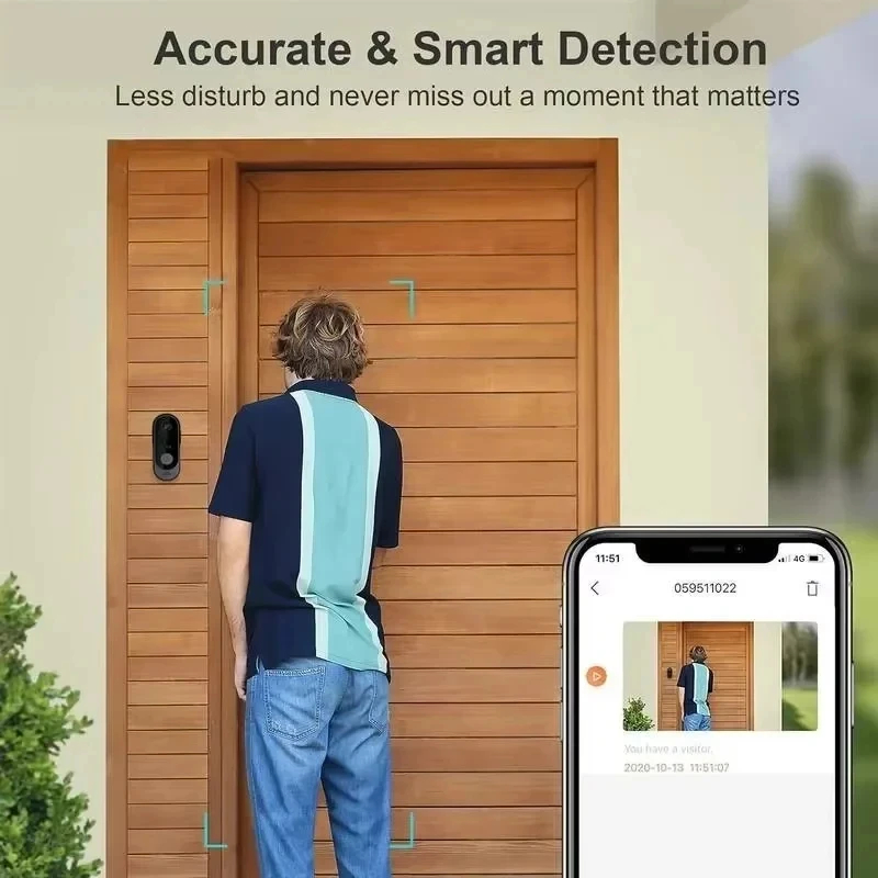 Tuya WIFI Camera Doorbell HD V - Home Security Tech review and price